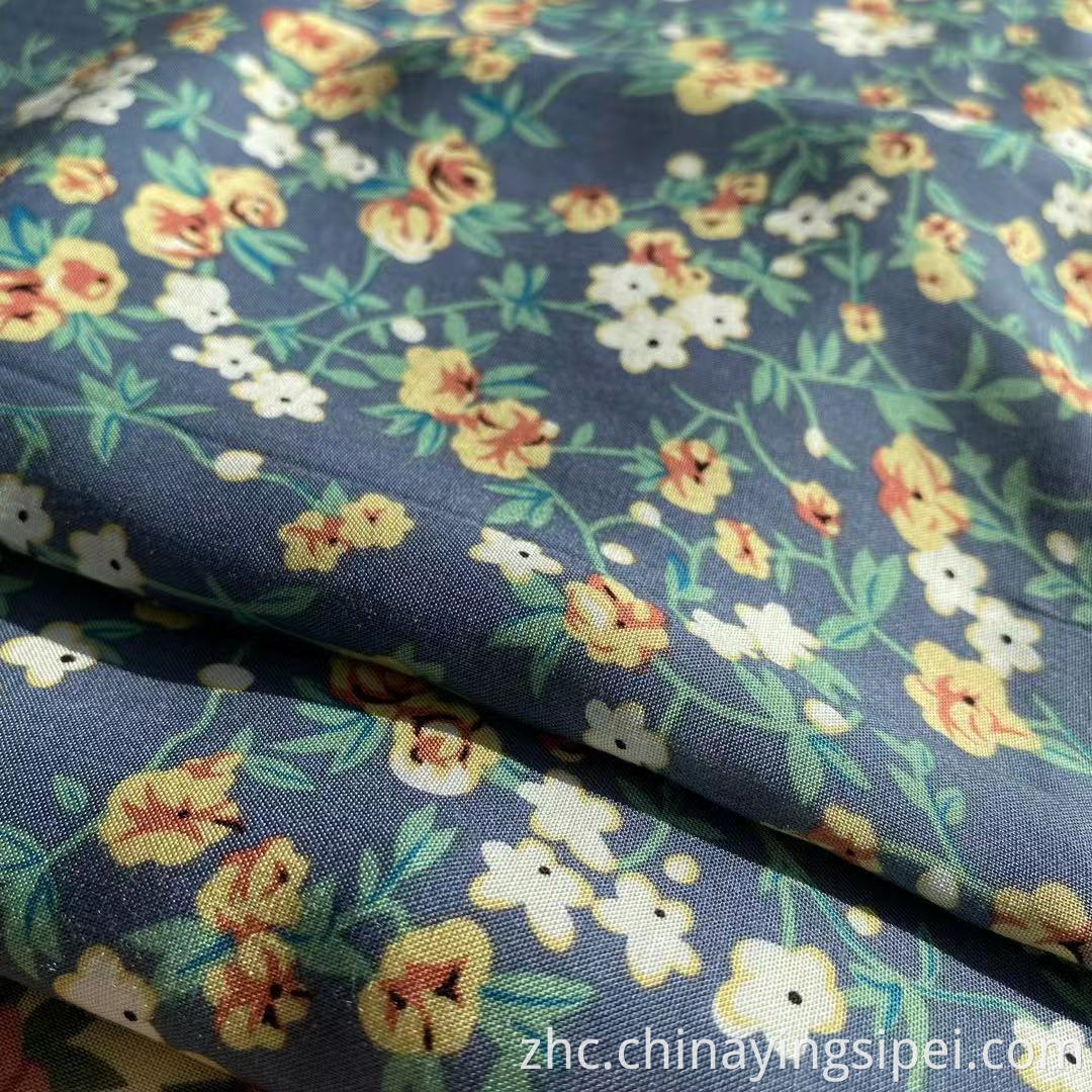 Mulinsen纺织45s Challis 100印刷人造丝面料